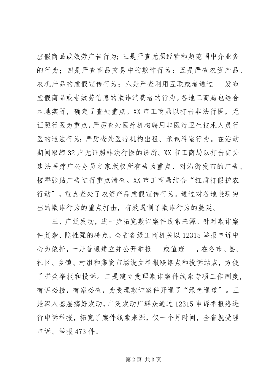 2023年工商局制止欺诈月活动工作总结.docx_第2页