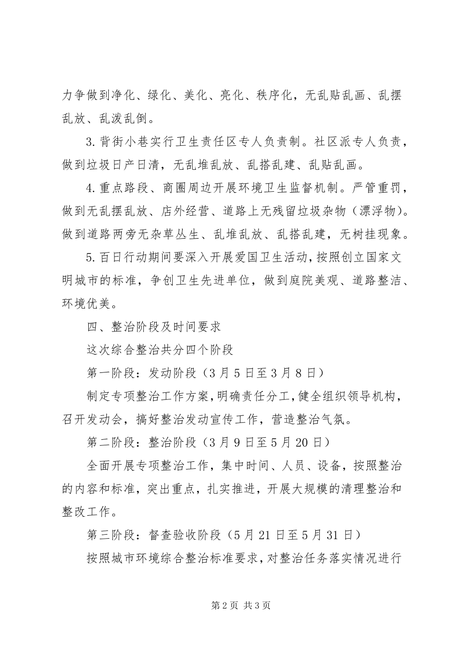 2023年市容环境卫生整治百日行动指导方案.docx_第2页