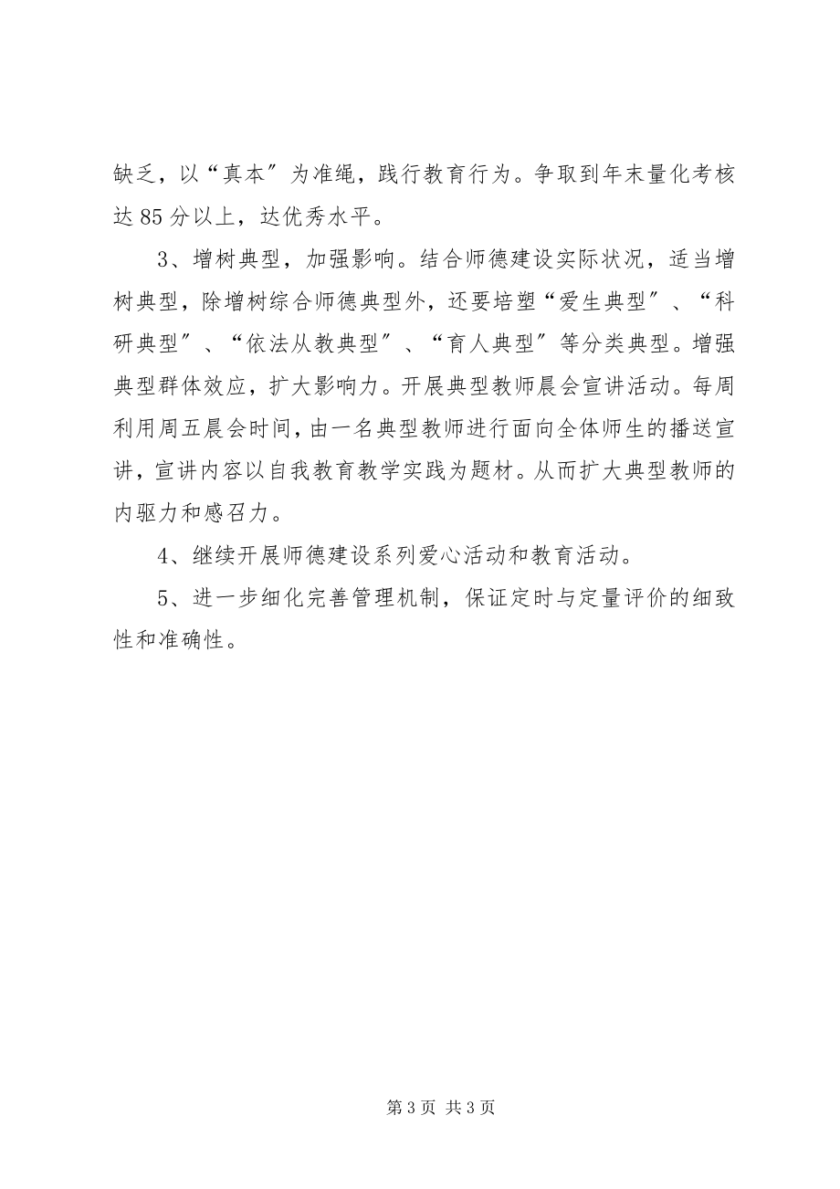 2023年学校老师师德整顿计划教师工作计划》.docx_第3页