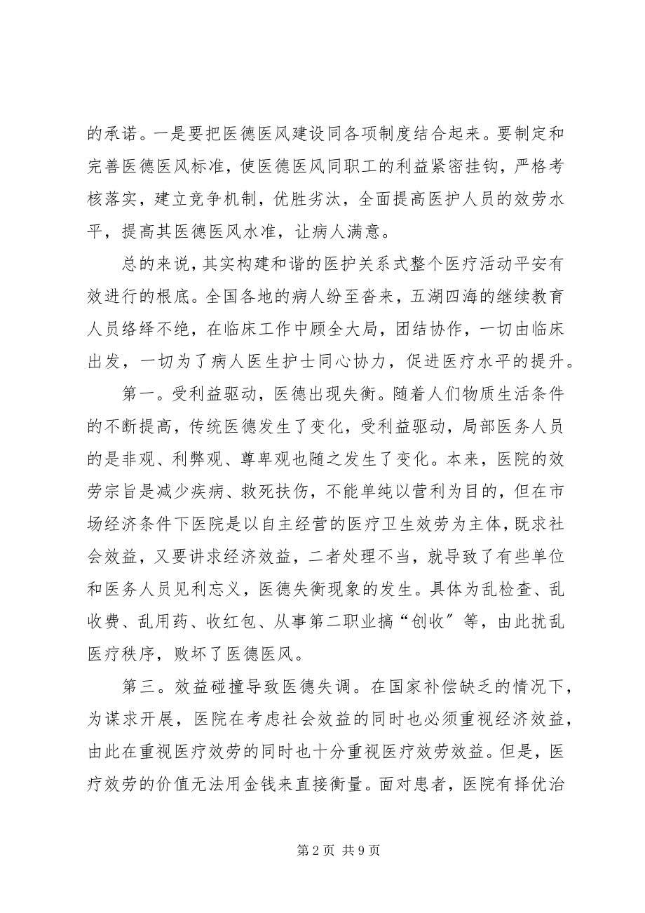 2023年医德医风培训心得体会.docx_第2页