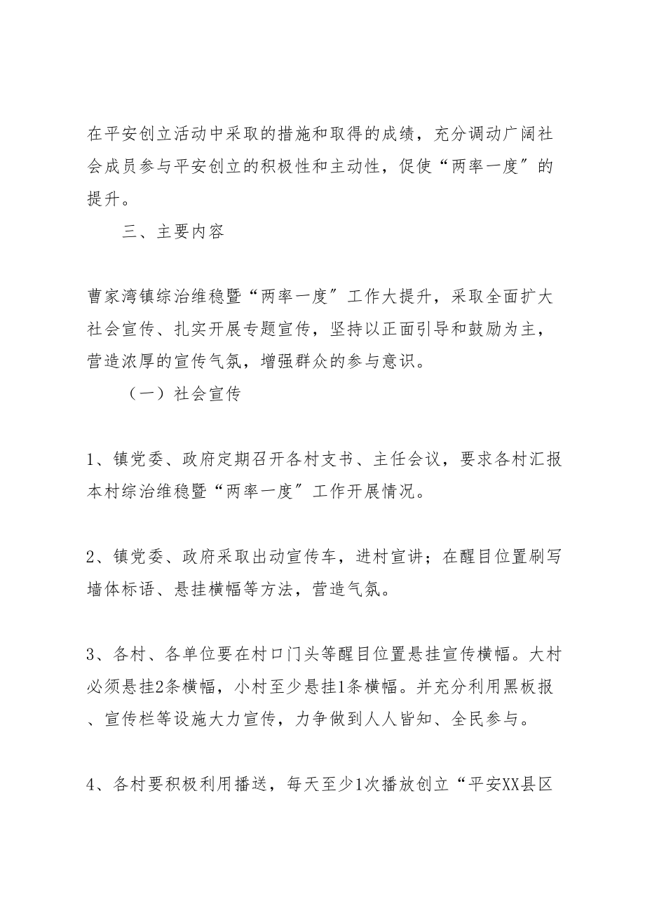 2023年曹家湾镇综治维稳暨两率一度大提升实施方案.doc_第2页