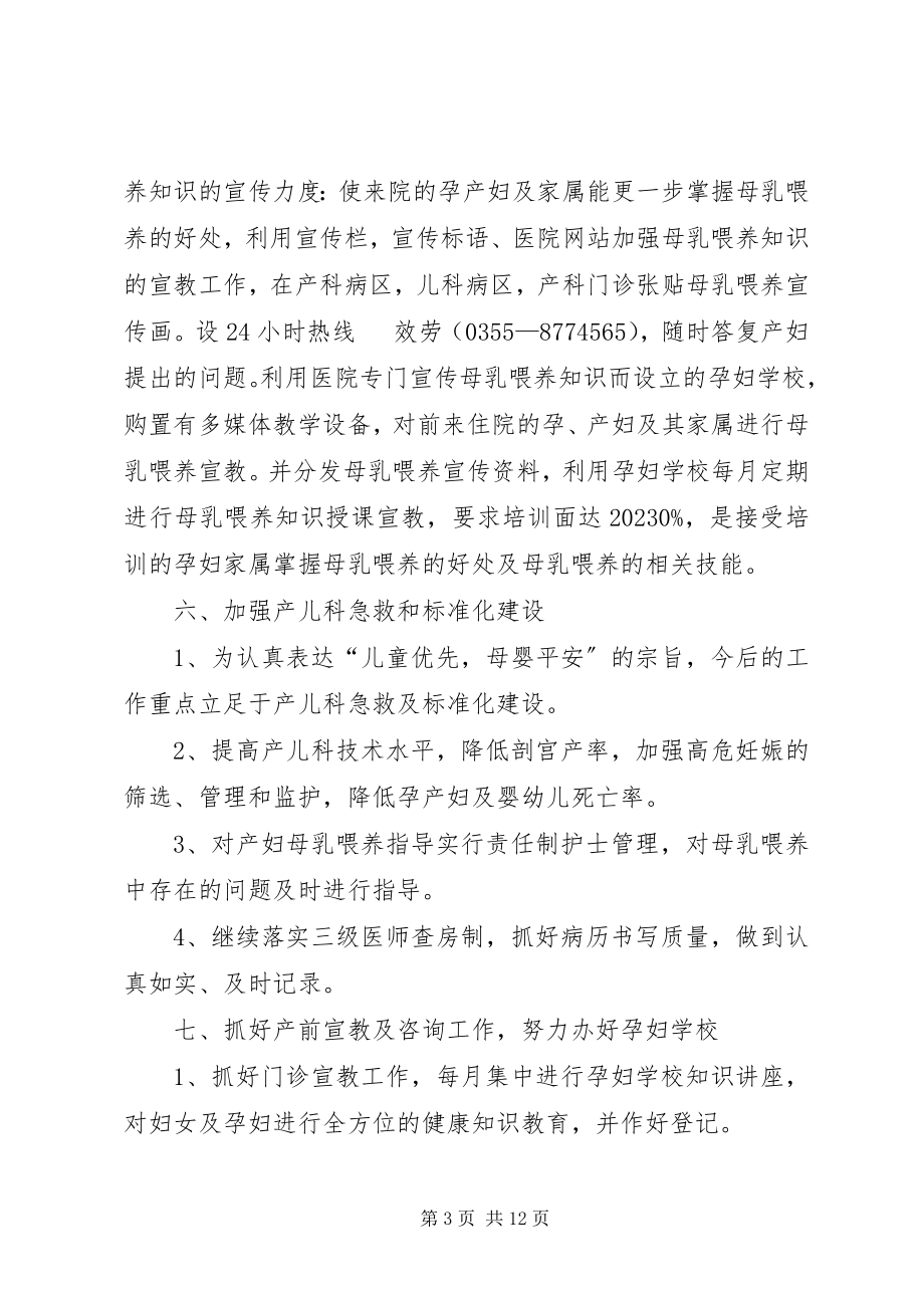 2023年妇幼保健院的年度工作计划.docx_第3页