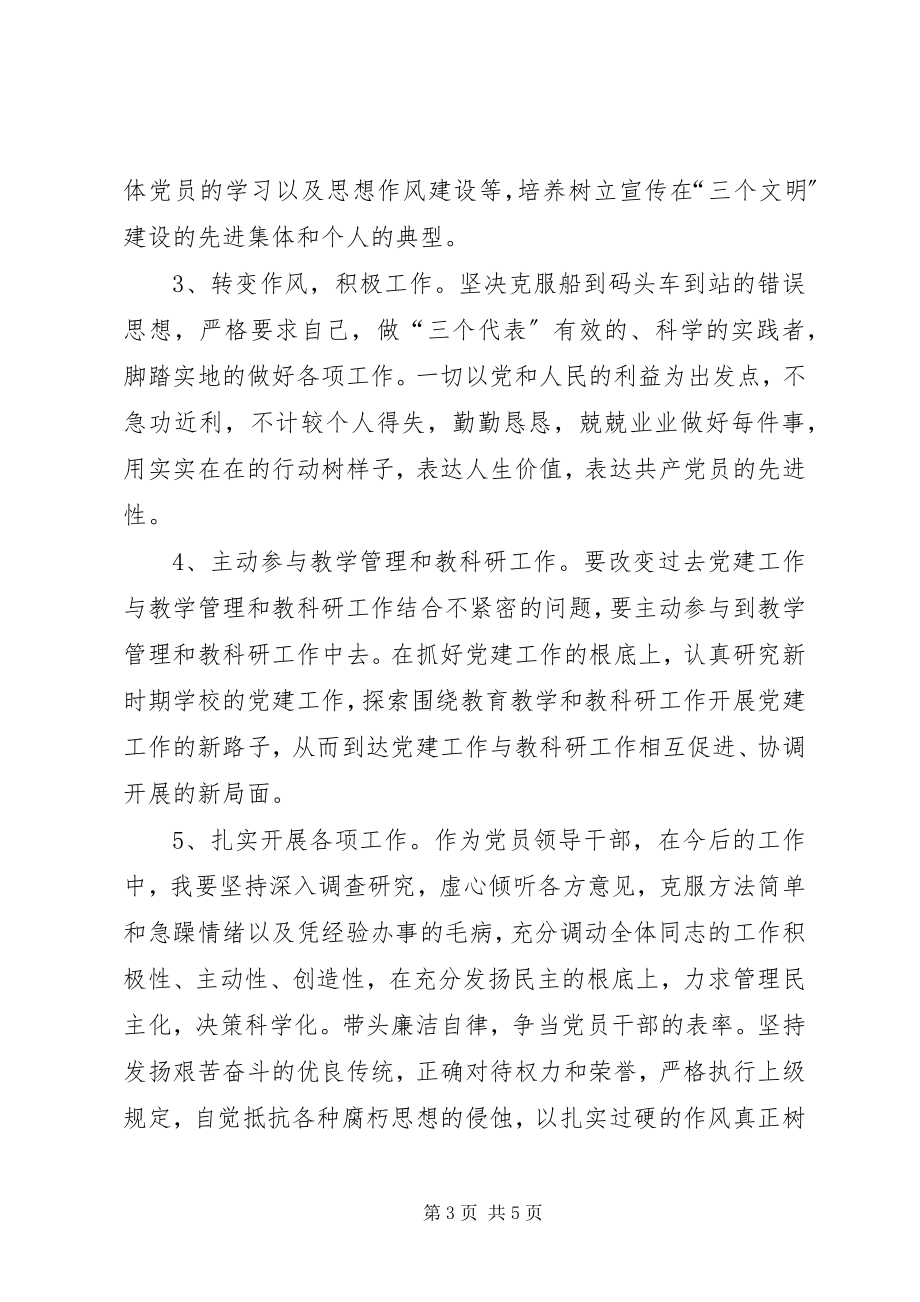 2023年教研处党支部书记整改措施.docx_第3页