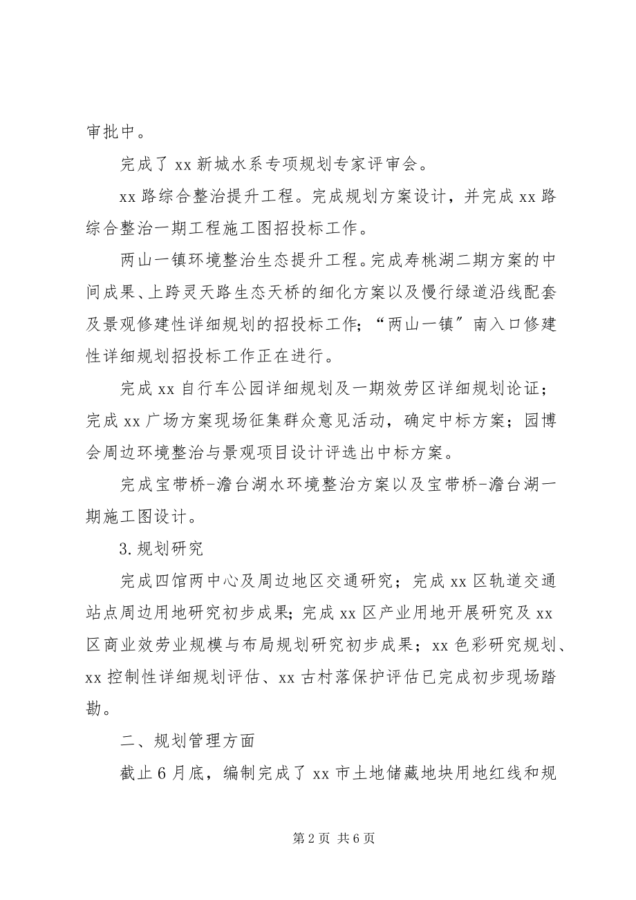 2023年规划局上半年度总结.docx_第2页