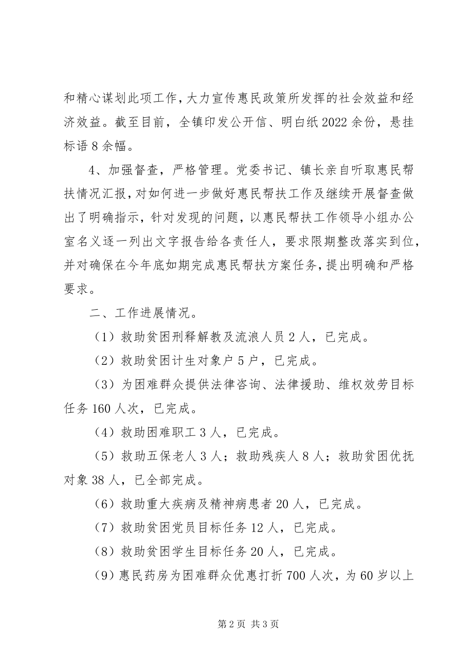 2023年乡镇年度惠民帮扶工作总结.docx_第2页