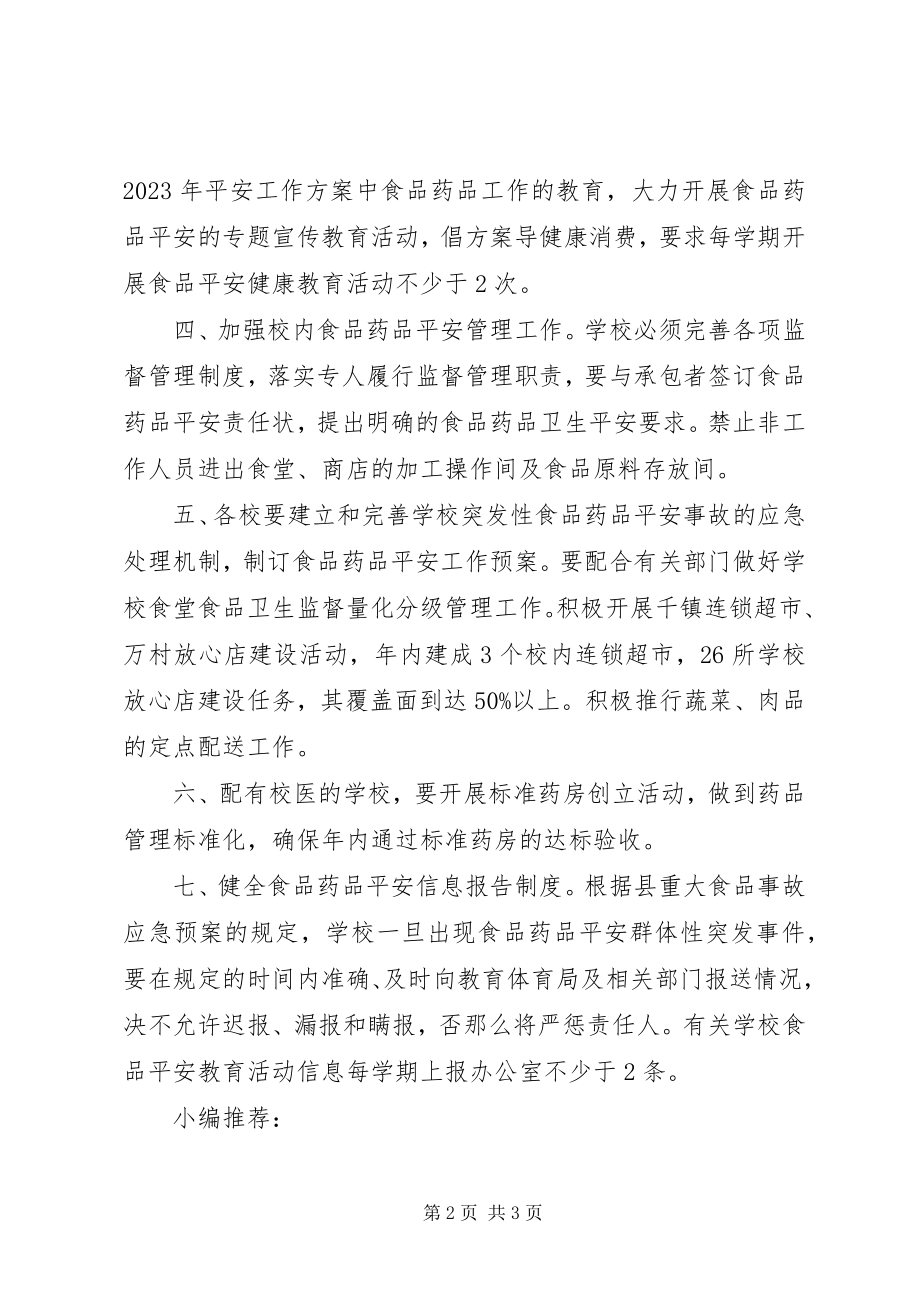 2023年学校食品监督工作计划.docx_第2页