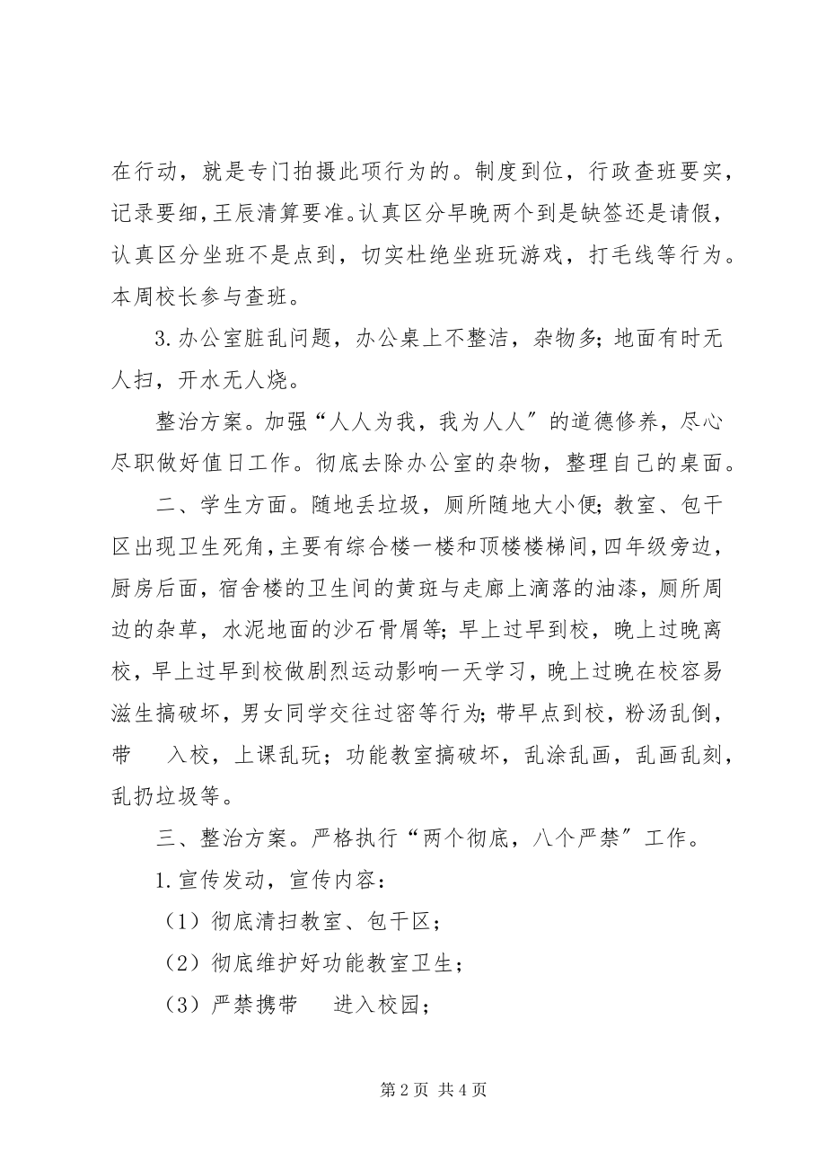 2023年中学“治脏治乱”专项整治活动总结.docx_第2页