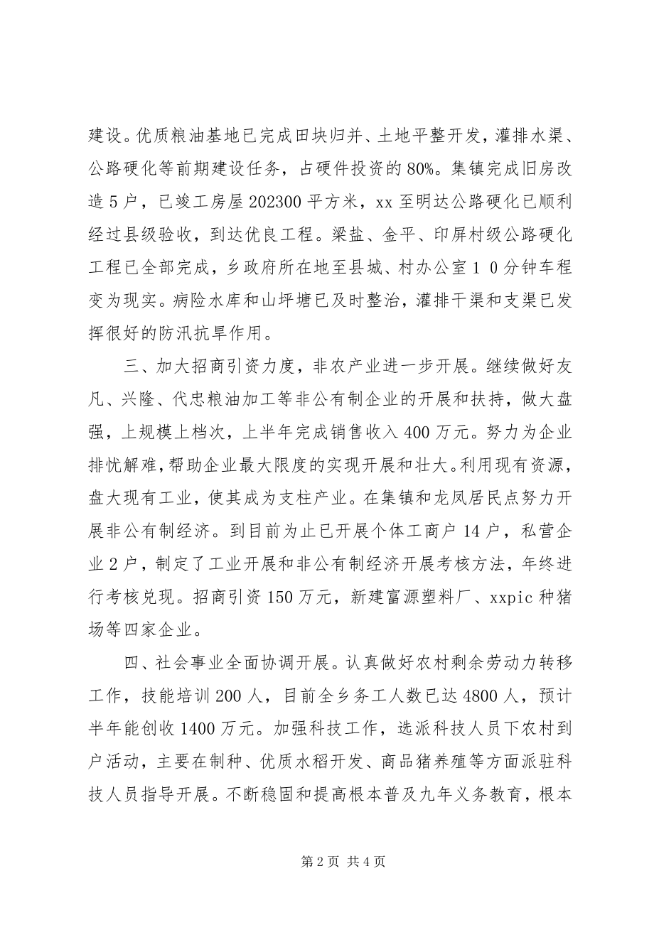 2023年乡人民政府工作总结2.docx_第2页