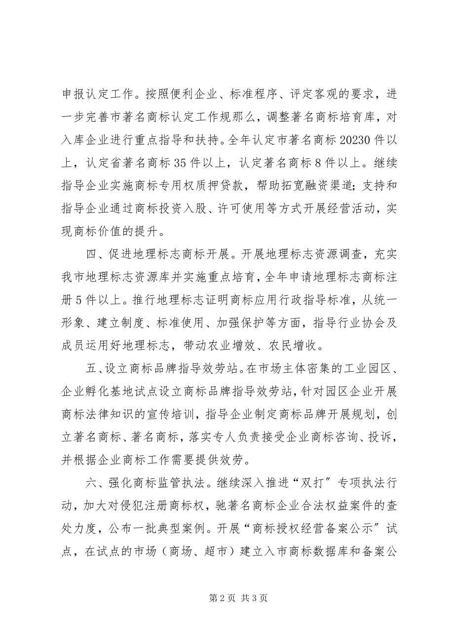 2023年工商局年度商标工作要点.docx_第2页