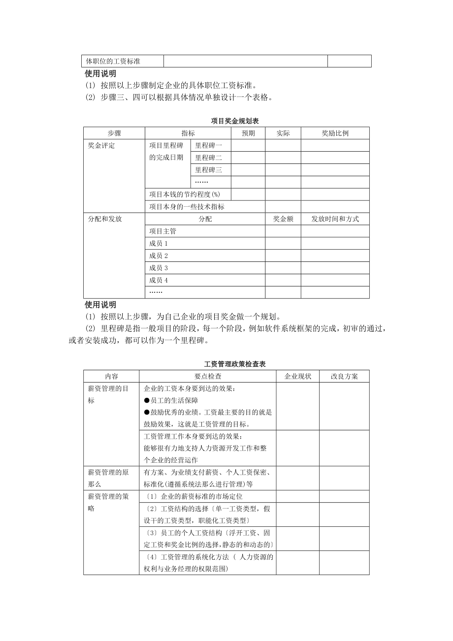 2023年现代企业薪资福利设计与操作工具表单80291.doc_第2页