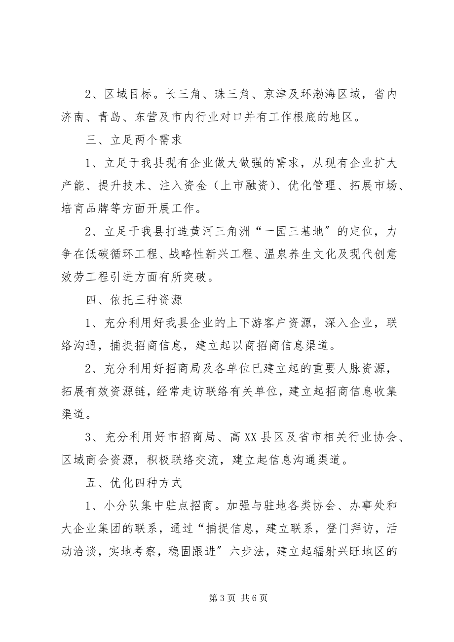 2023年招商人员月工作计划表.docx_第3页