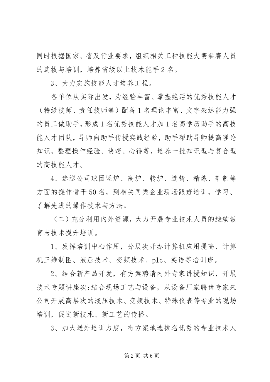 2023年公司人力资源工部们工作计划.docx_第2页