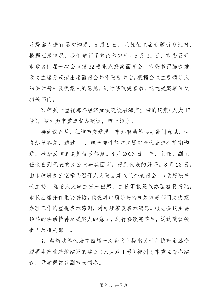 2023年发改委提案办理工作总结.docx_第2页