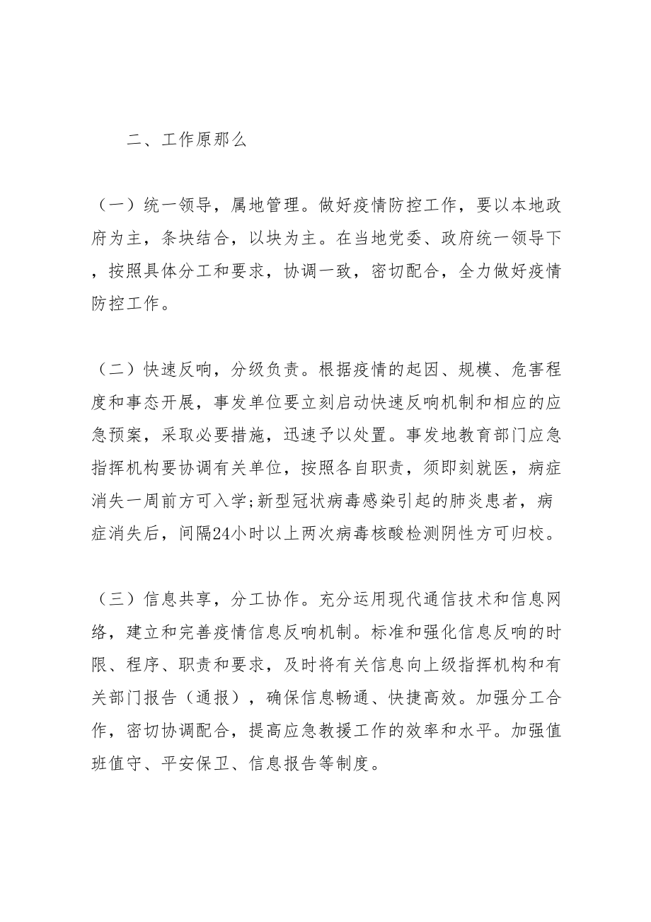 2023年新型冠状病毒感染肺炎疫情防控应急工作预案.doc_第2页