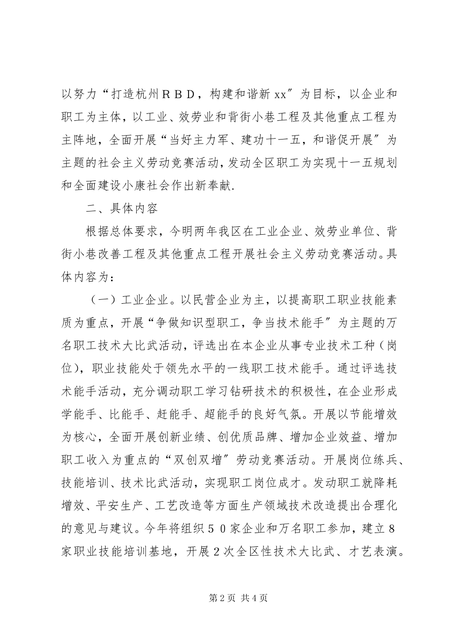 2023年开展全区职工劳动竞赛活动的实施意见.docx_第2页