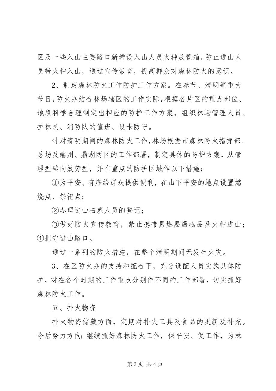 2023年国有林场防火工作总结.docx_第3页