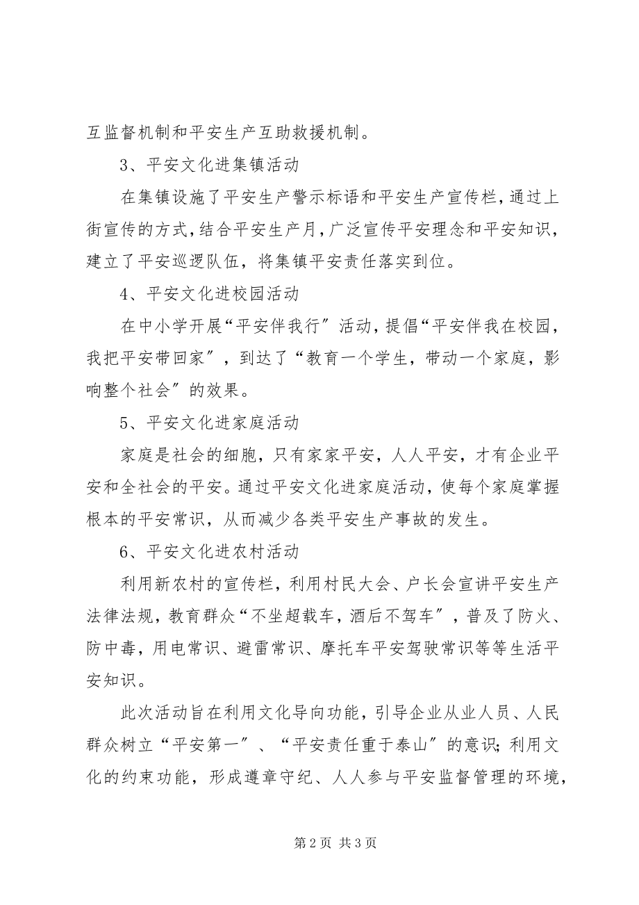 2023年开展安全文化六进活动总结.docx_第2页