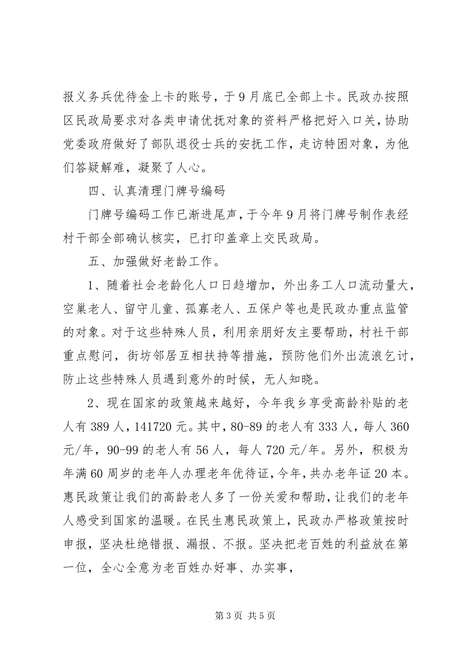 2023年乡镇年度民政建设工作总结.docx_第3页