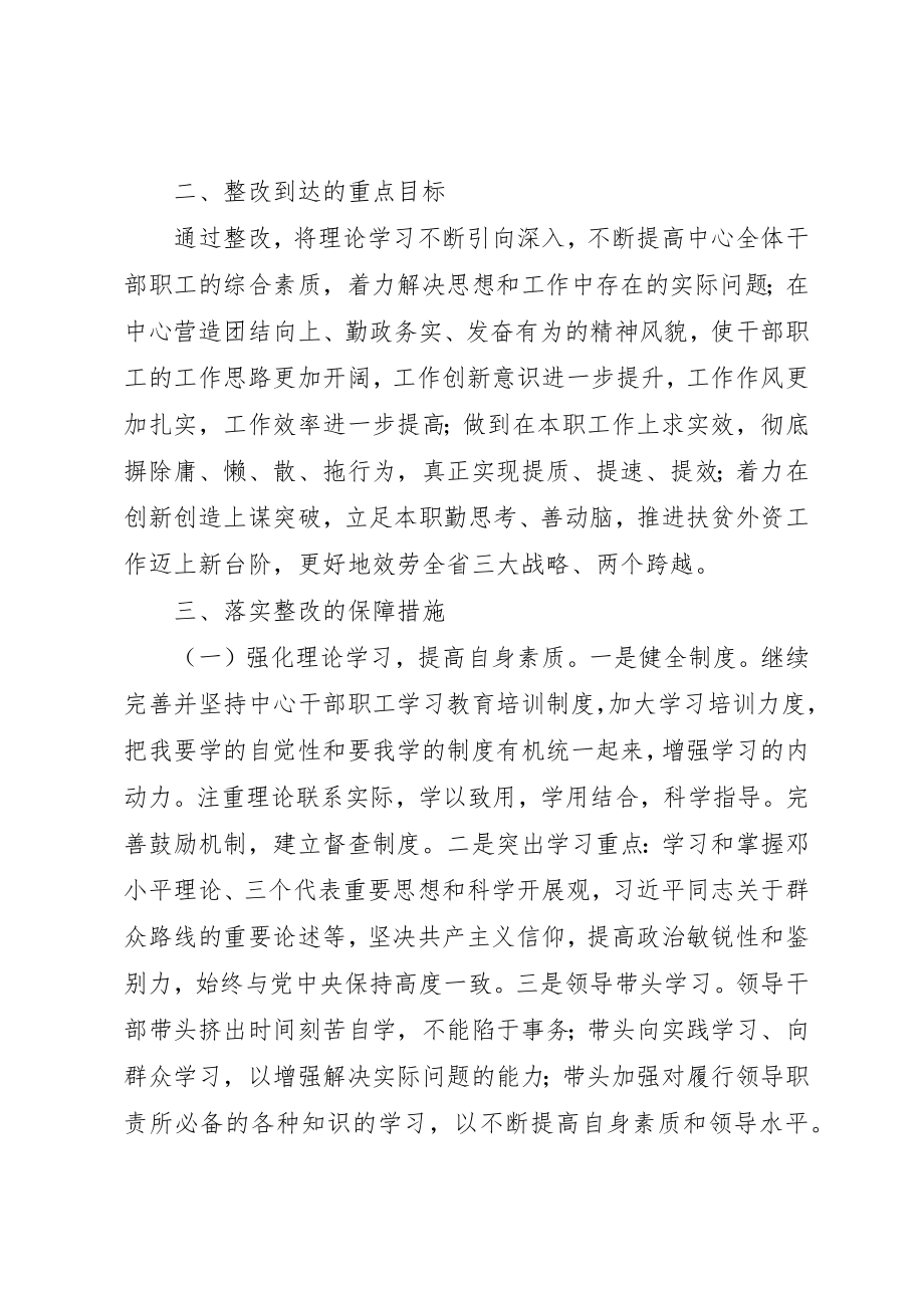 2023年党的群众路线教育实践活动存在问题整改方案.docx_第2页