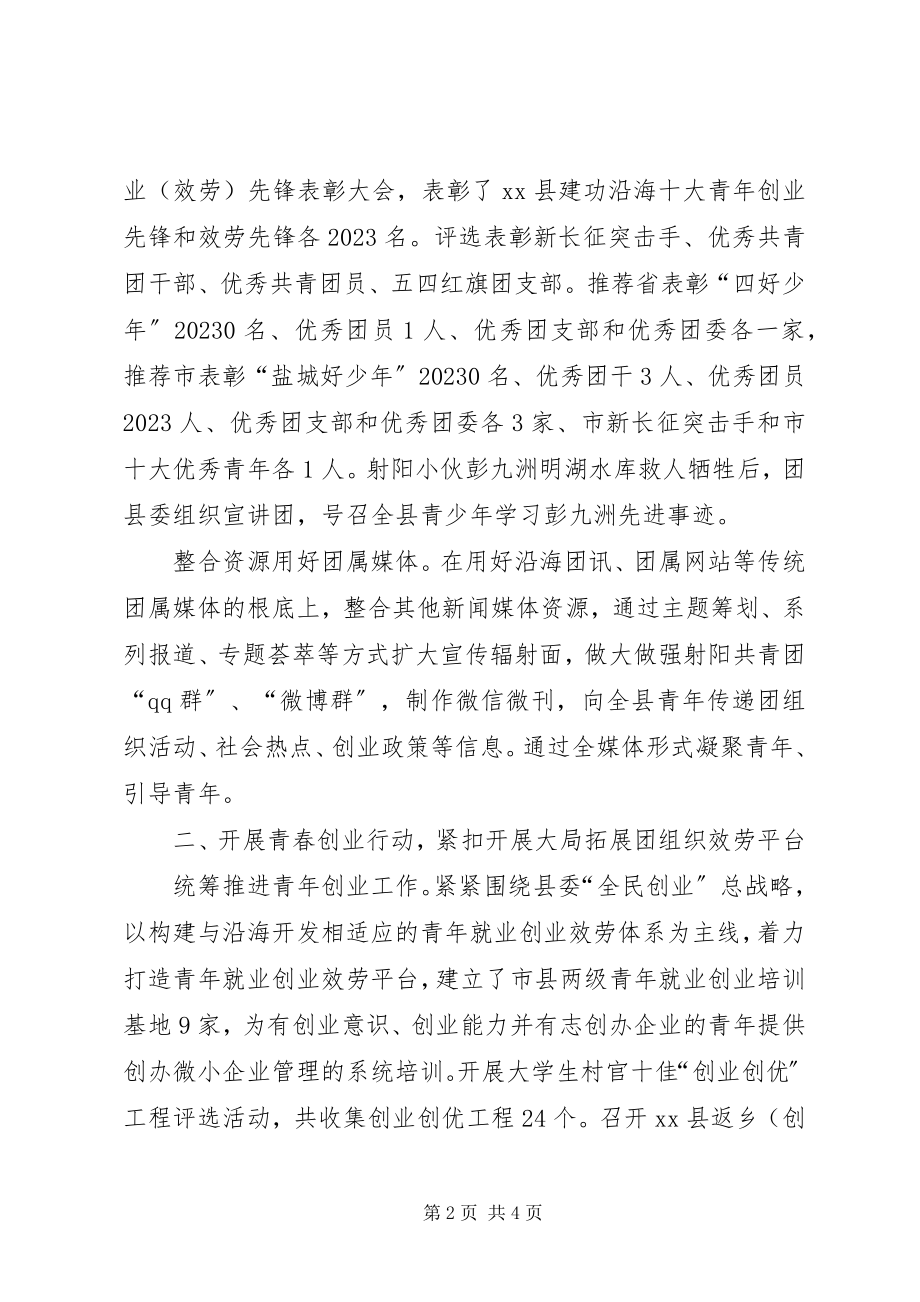 2023年乡镇团委青年工作总结.docx_第2页