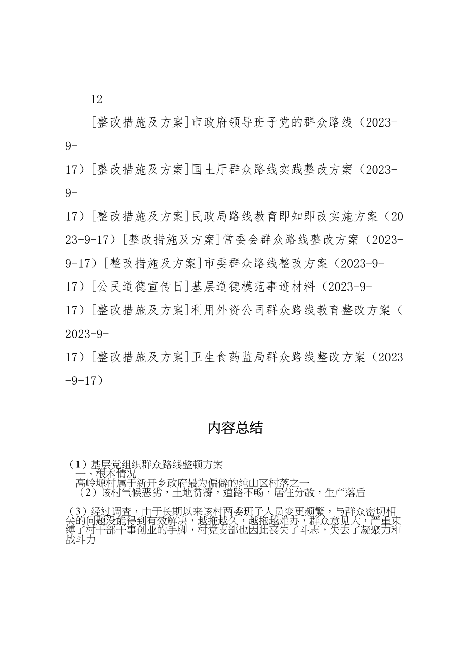 2023年基层党组织群众路线整顿方案.doc_第3页