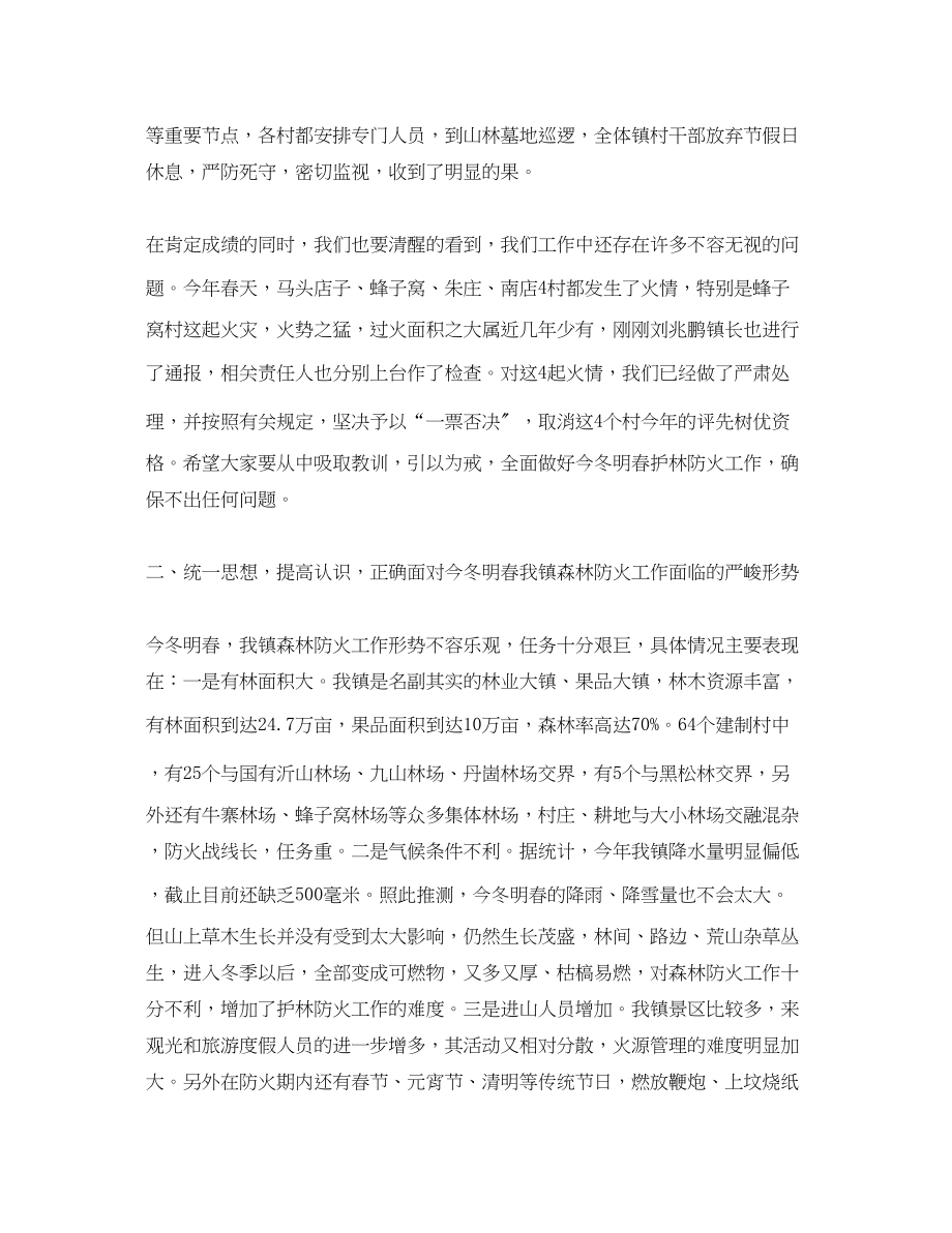 2023年全镇森林防火工作会议上的讲话.docx_第2页