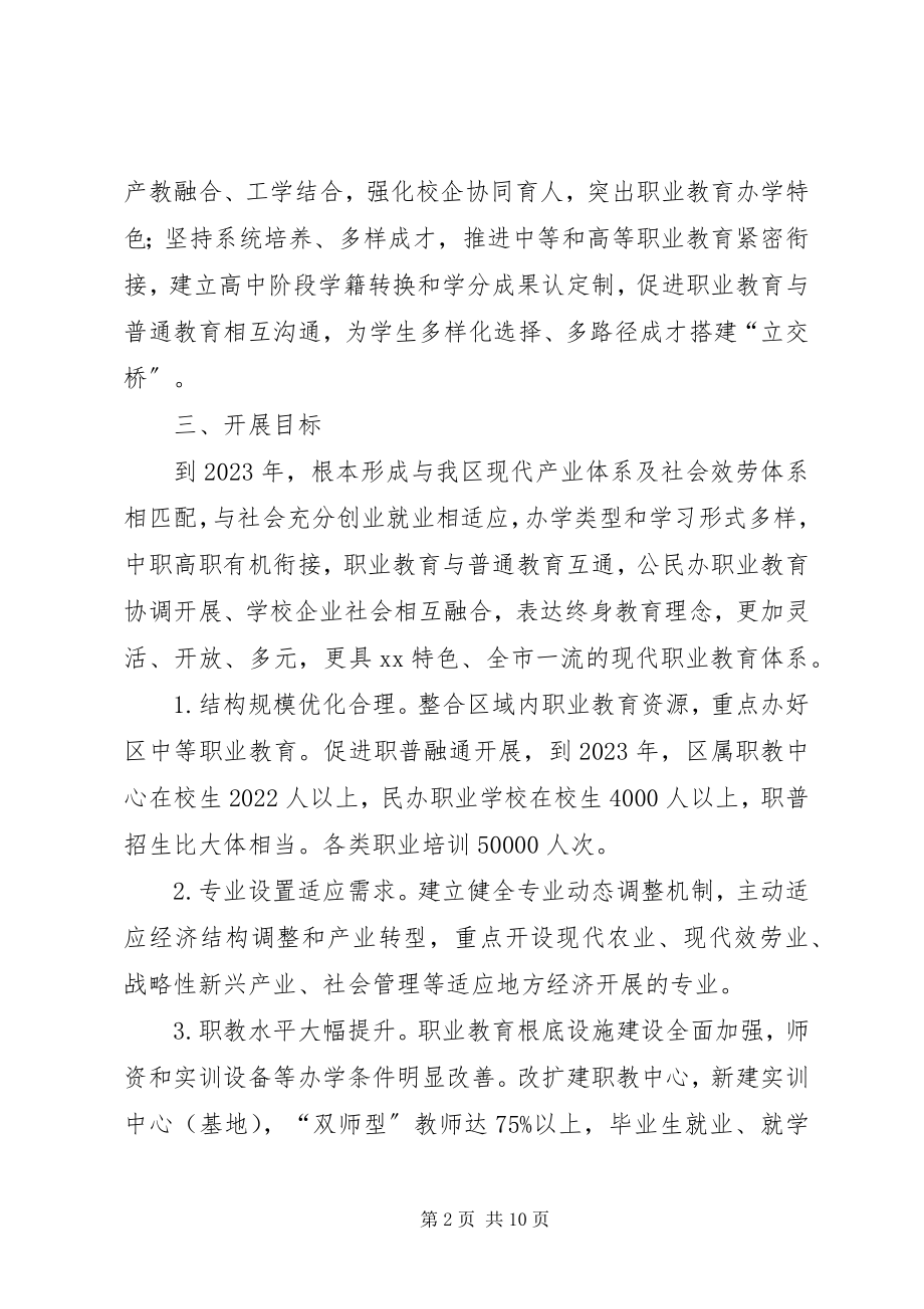 2023年发展现代职业教育实施方案.docx_第2页