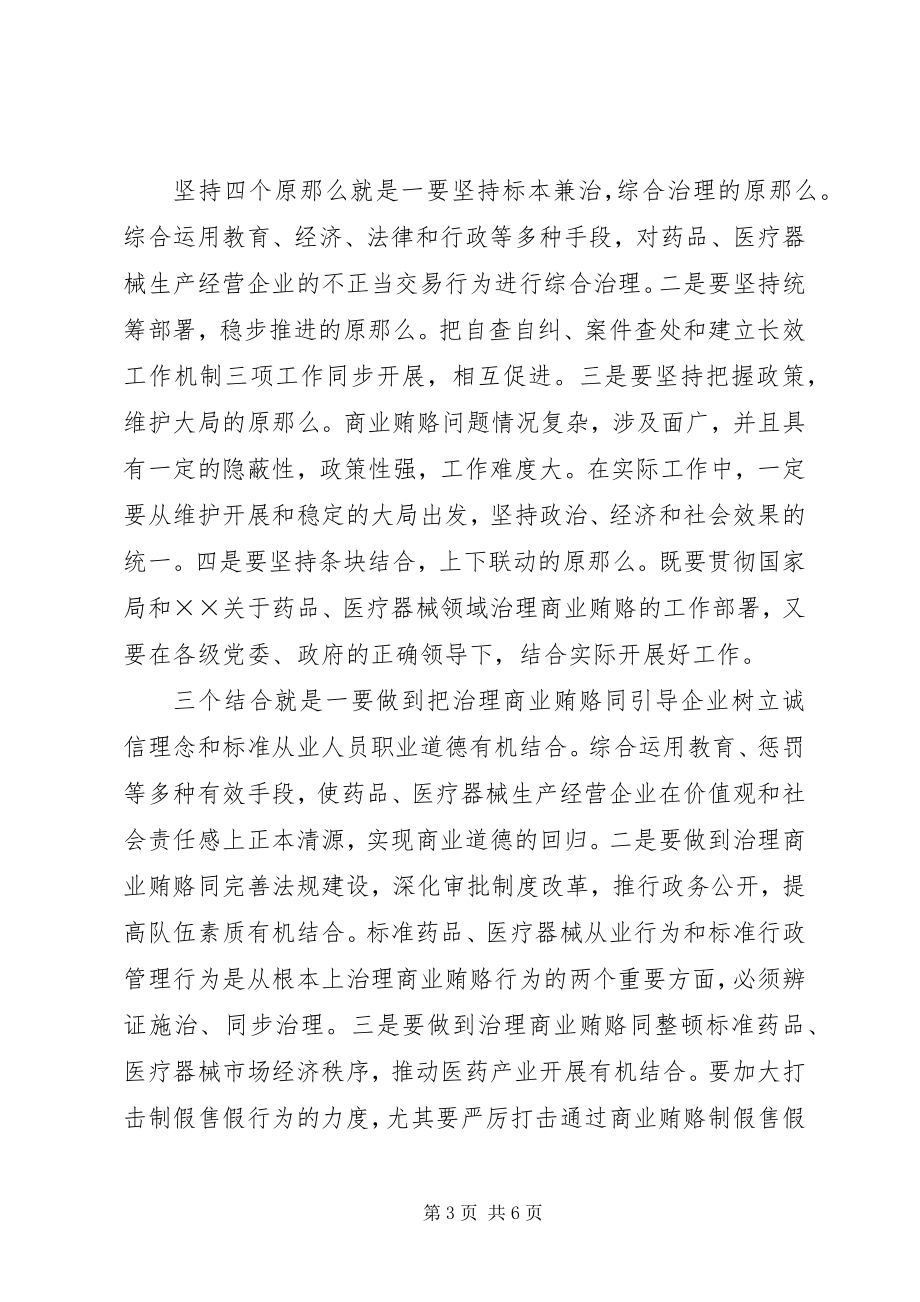 2023年开展治理商业贿赂专项工作的致辞.docx_第3页