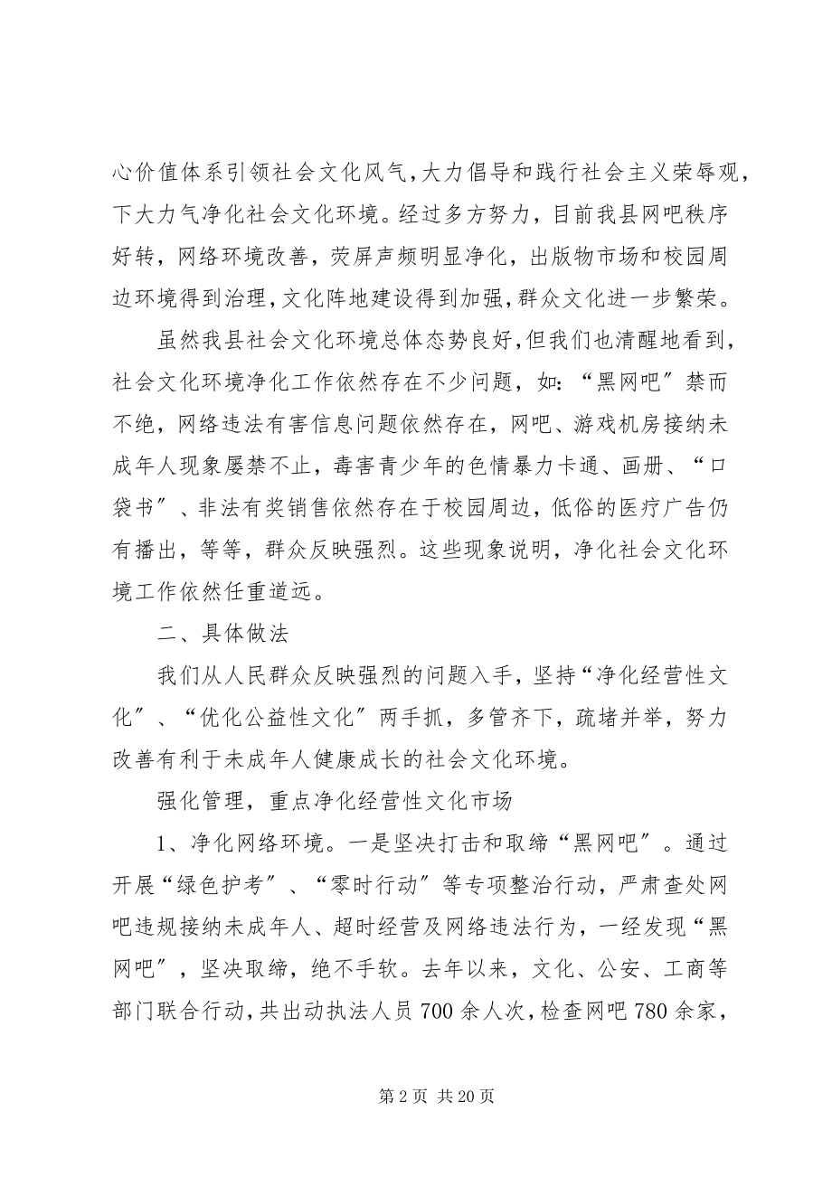 2023年推进净化社会文化环境工作的思考.docx_第2页