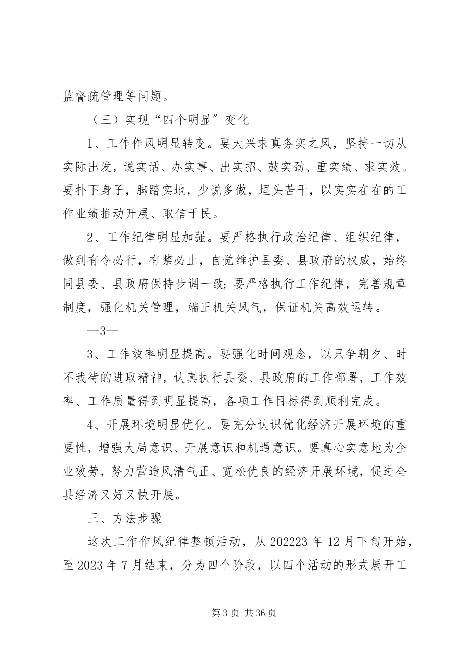 2023年纪律作风整顿的意见.docx_第3页