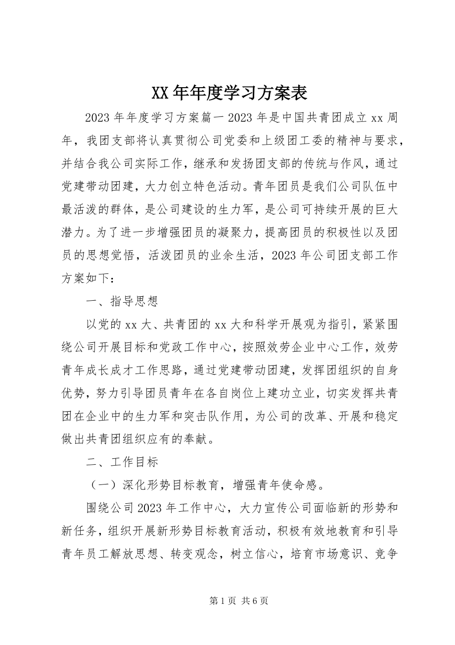 2023年学习计划表.docx_第1页