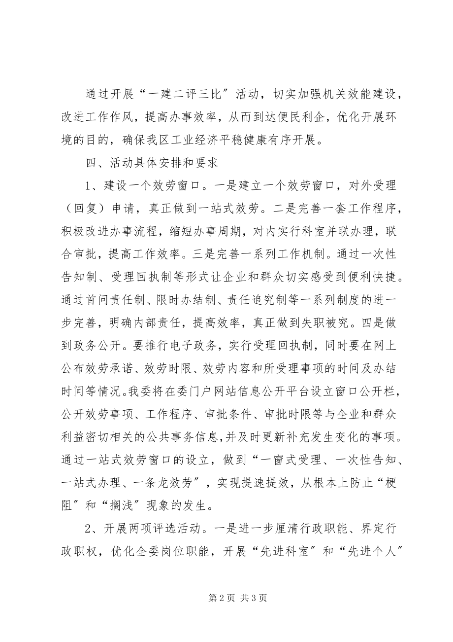 2023年经贸委一建二评三比实施意见.docx_第2页