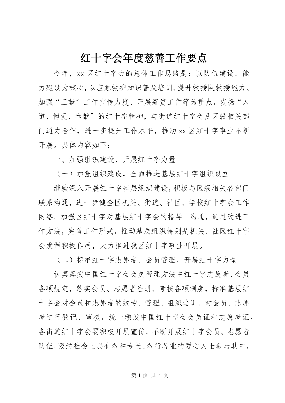 2023年红十字会度慈善工作要点.docx_第1页