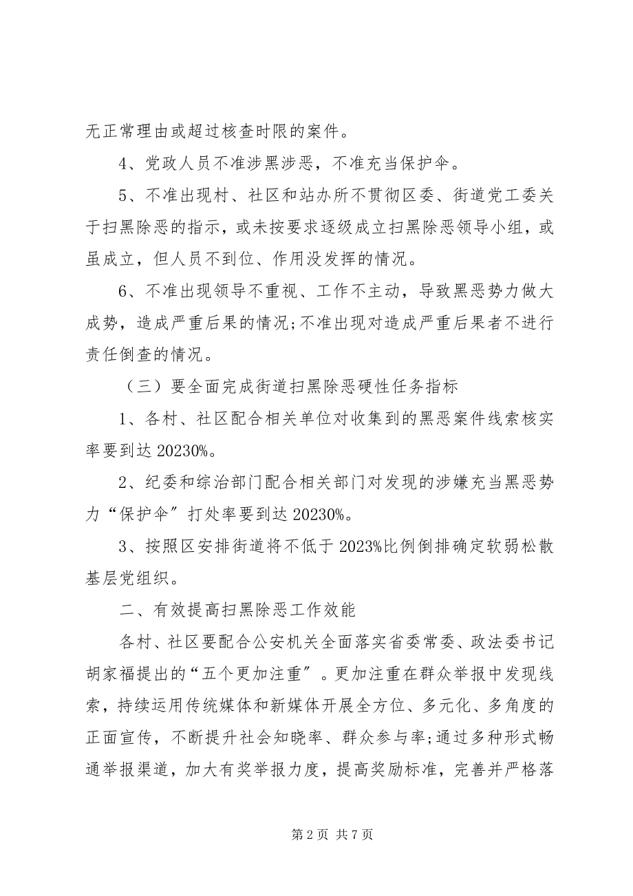 2023年街道扫黑除恶工作推进方案.docx_第2页