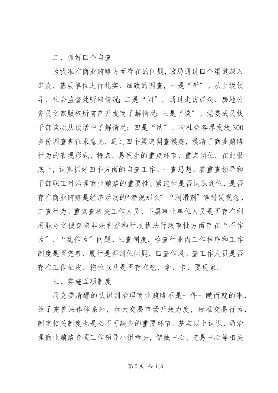 2023年对局治理商业贿赂工作评估验收总结.docx_第2页