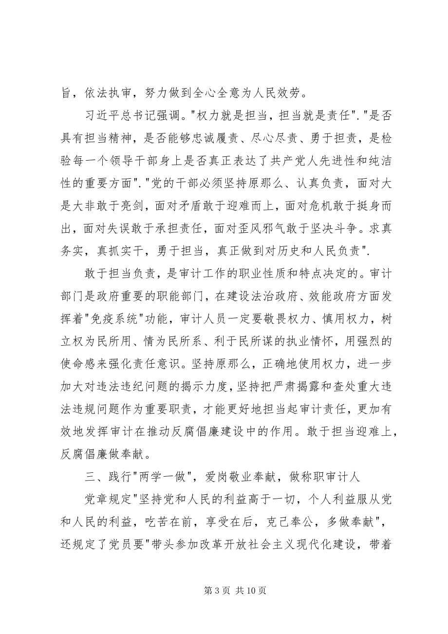 2023年审计人员两学一做心得体会三篇.docx_第3页