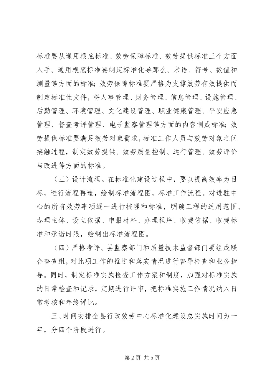 2023年行政服务标准化建设实施方案.docx_第2页