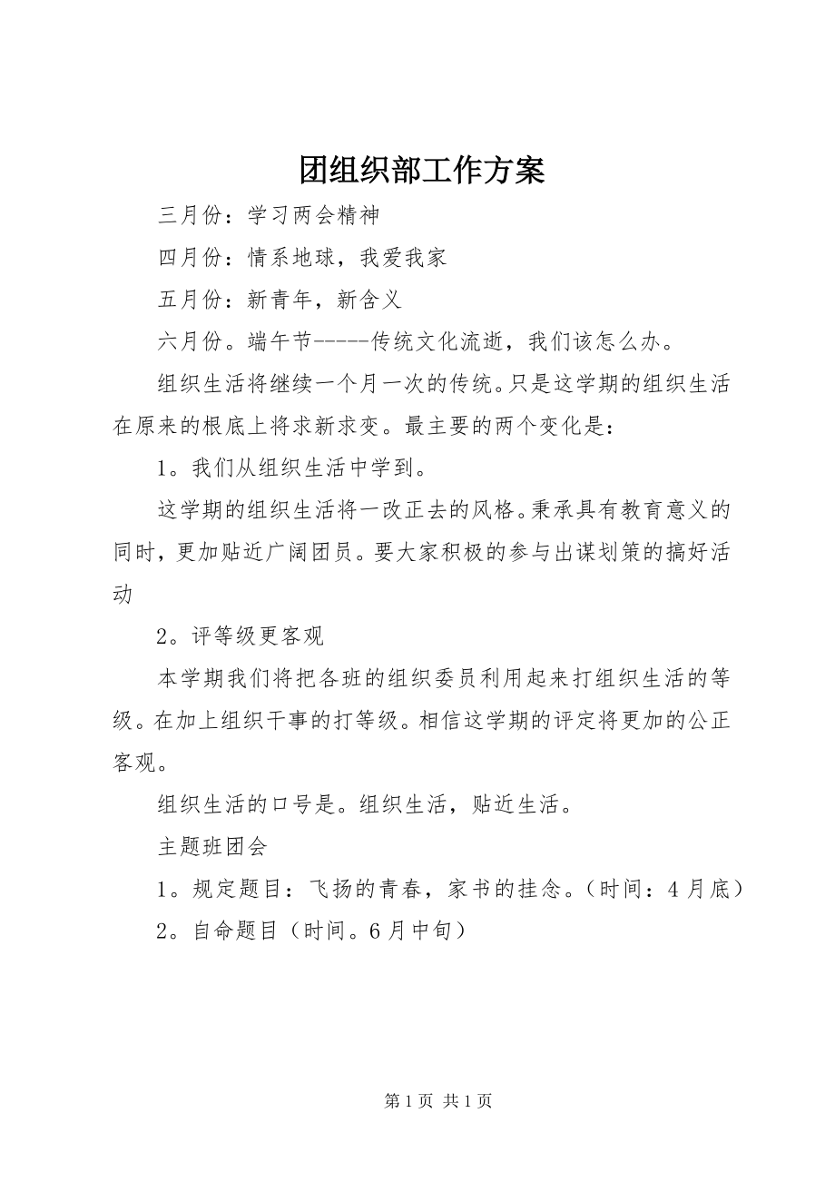 2023年团组织部工作计划.docx_第1页