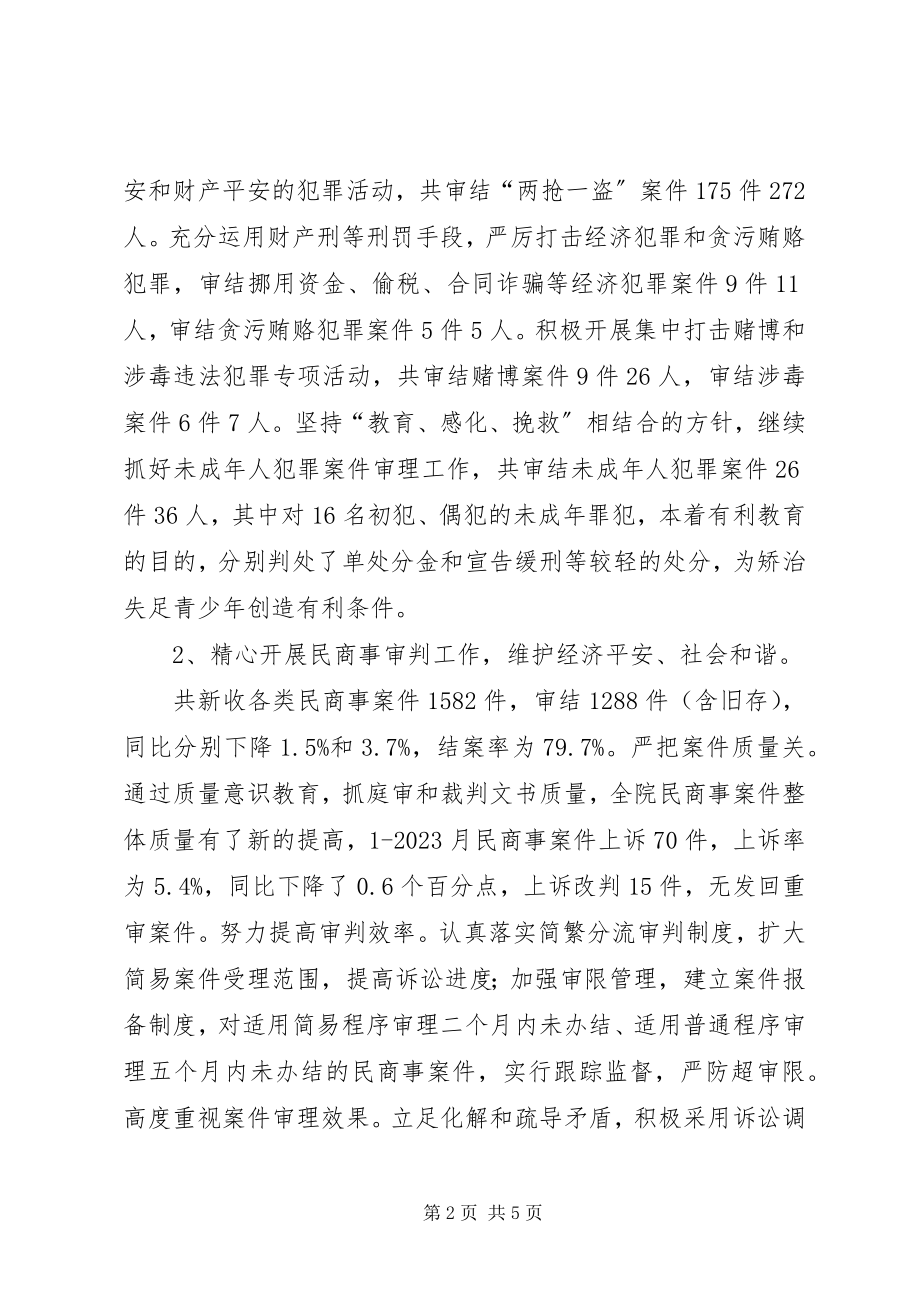 2023年人民法院度工作总结工作计划思路工作总结.docx_第2页