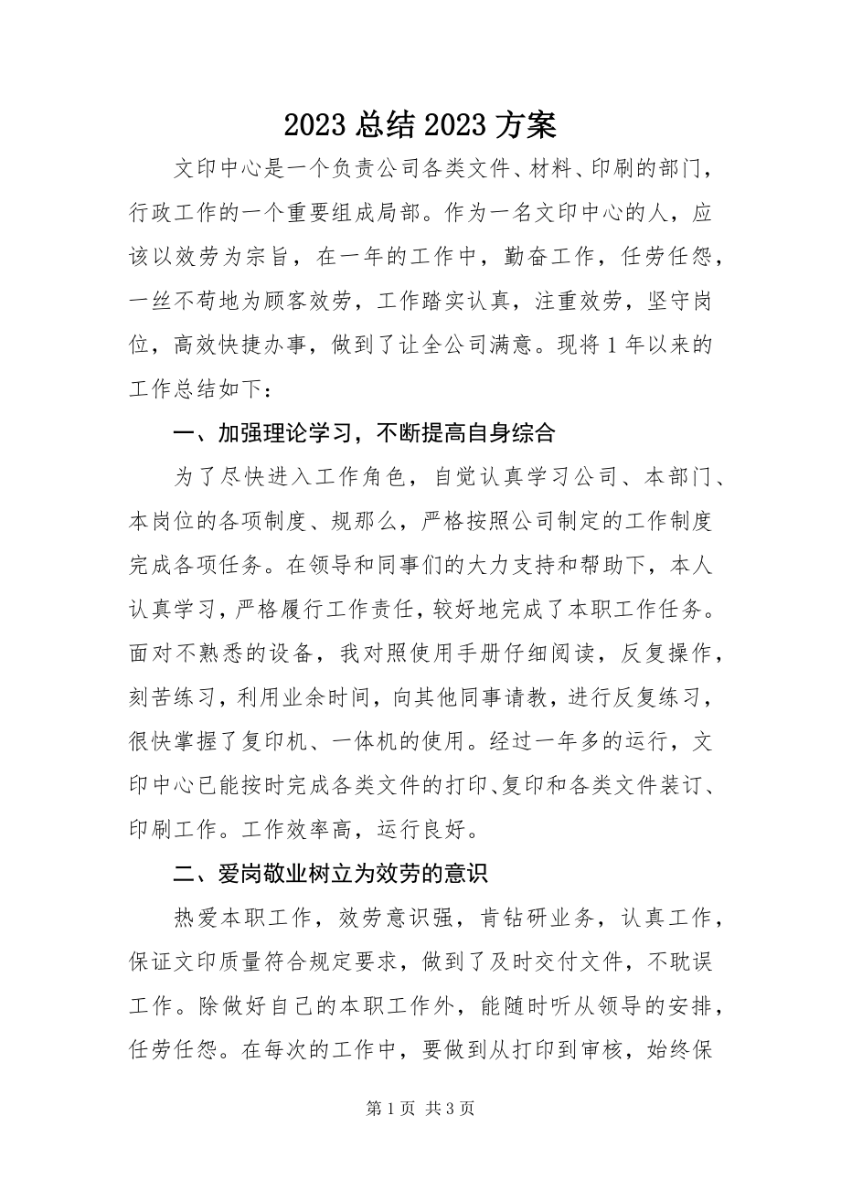 2023年总结计划新编.docx_第1页