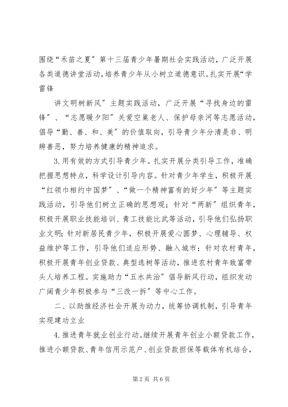 2023年共青团委员会年度工作要点.docx_第2页