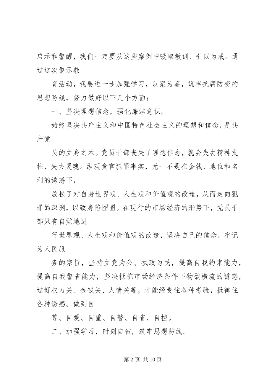 2023年参观学习市反腐倡廉警示教育基地心得体会新编.docx_第2页