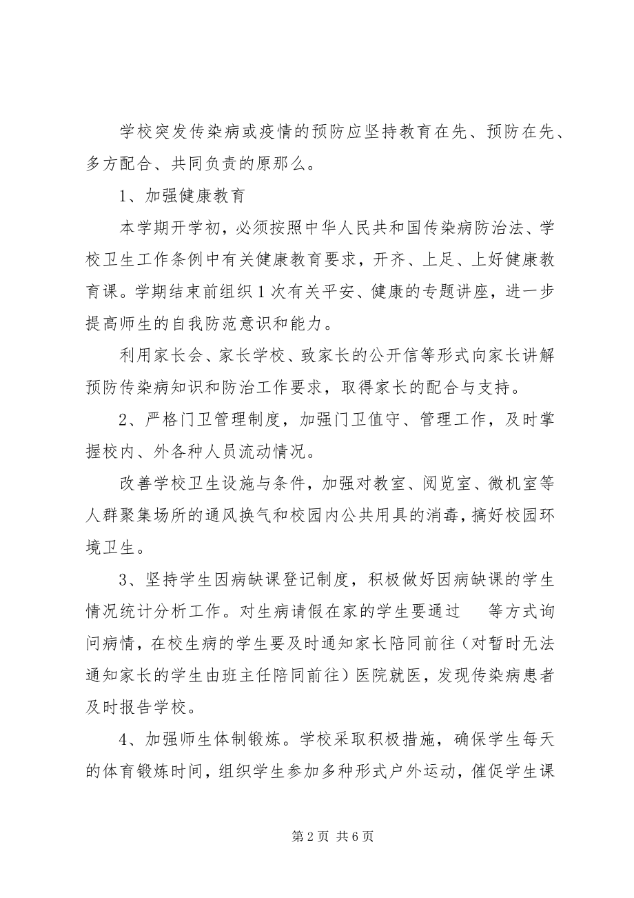 2023年校园疫情处置方案总结.docx_第2页