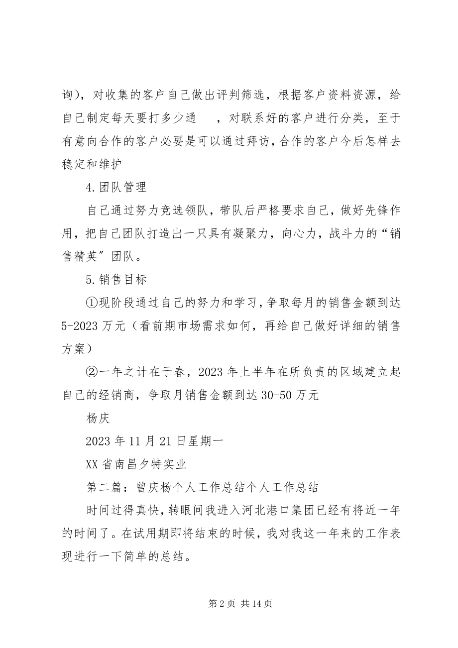 2023年工作计划杨庆5篇.docx_第2页