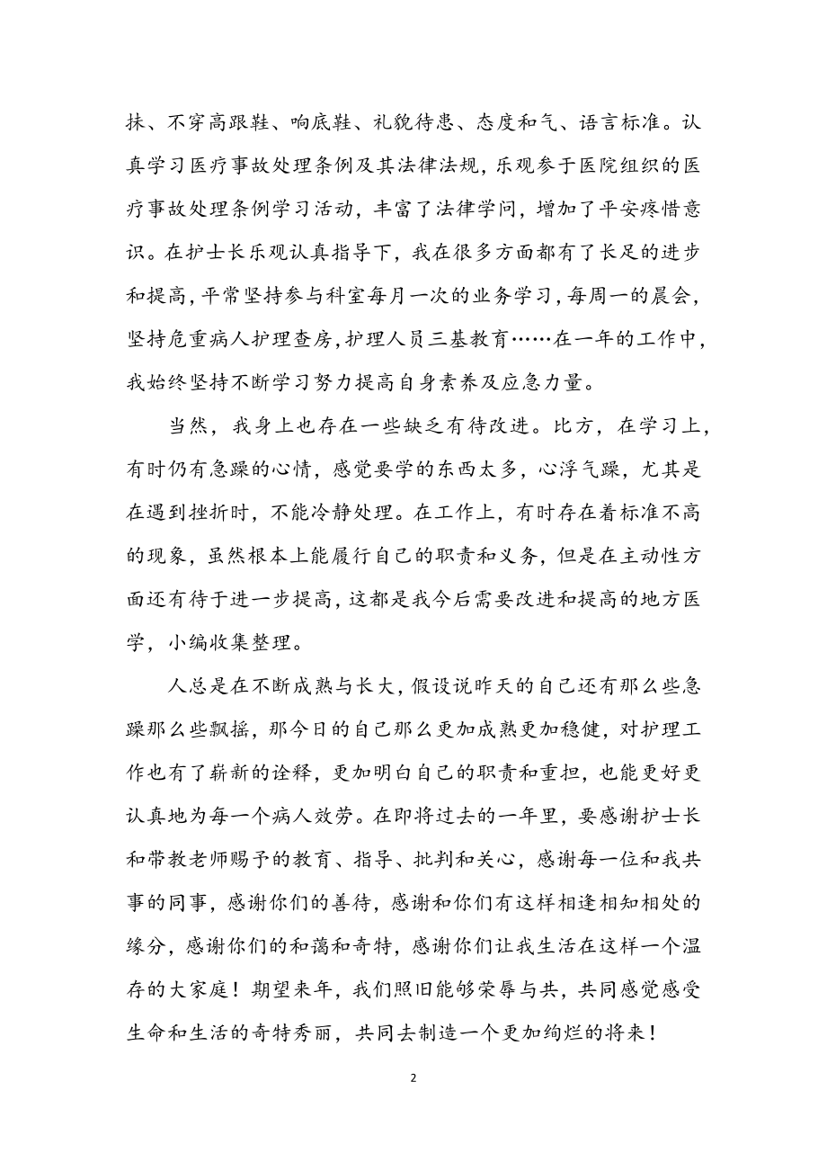 2023年胃肠外科护士见习年度总结.docx_第2页