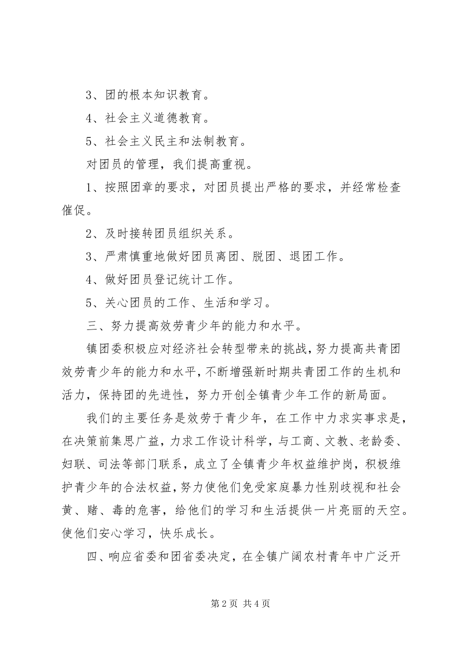 2023年镇团委年度总结.docx_第2页