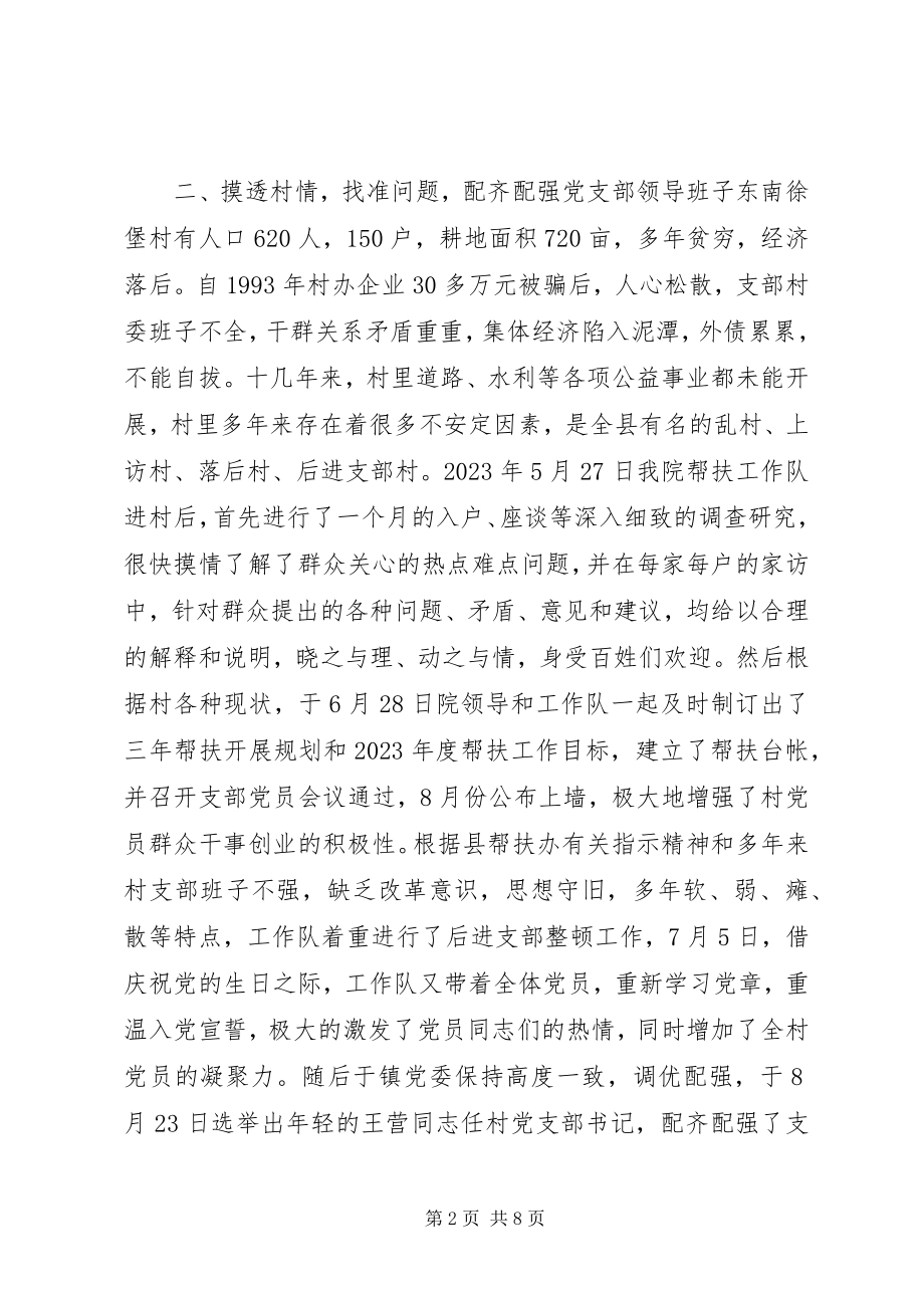 2023年县中医院挂钩帮扶工作总结.docx_第2页