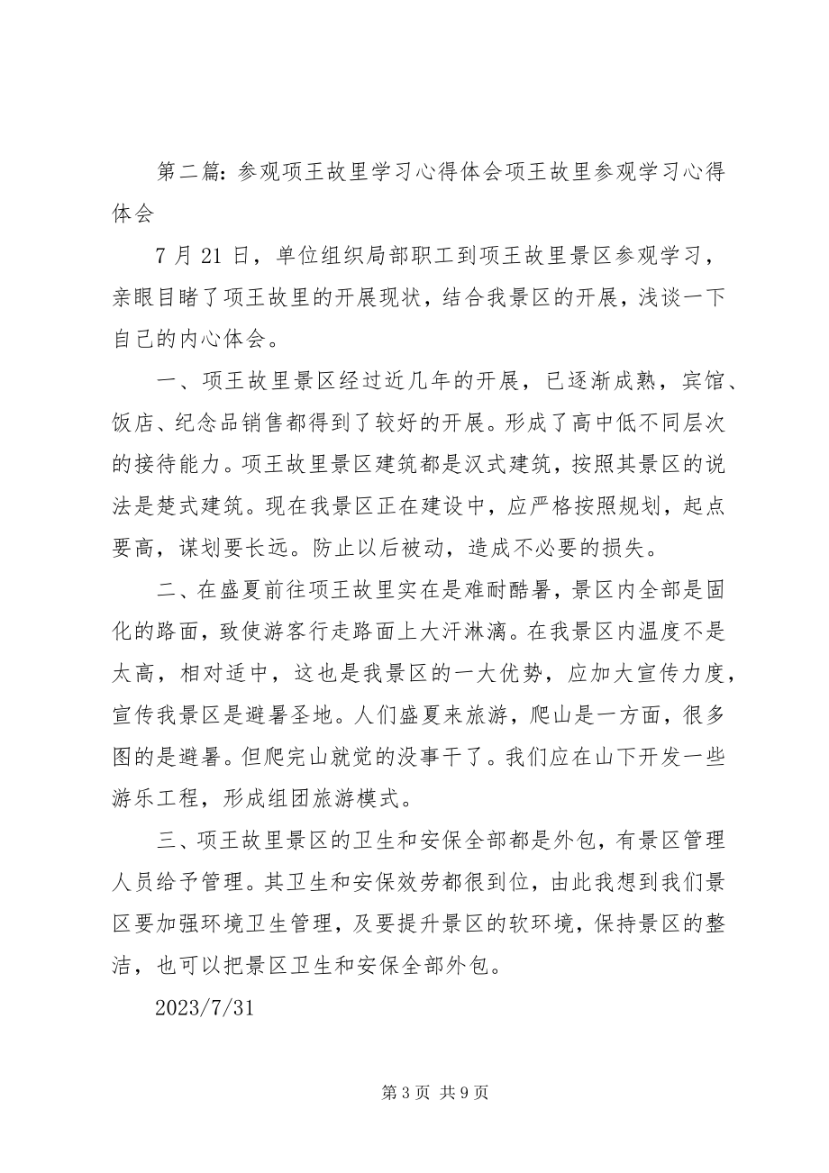 2023年参观学习体会王家寨体会新编.docx_第3页