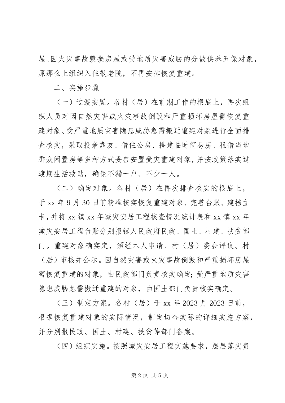 2023年乡镇减灾安居工程实施方案.docx_第2页