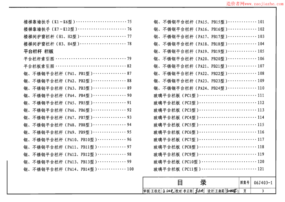 06J403-1楼梯、栏杆、栏板图集.pdf_第3页